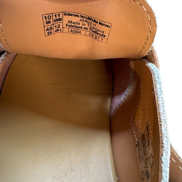 NWT Dr Martens JORGE II SUEDE SLINGBACK MULES Size Men's 11 Parchment Beige - Picture 7 of 9